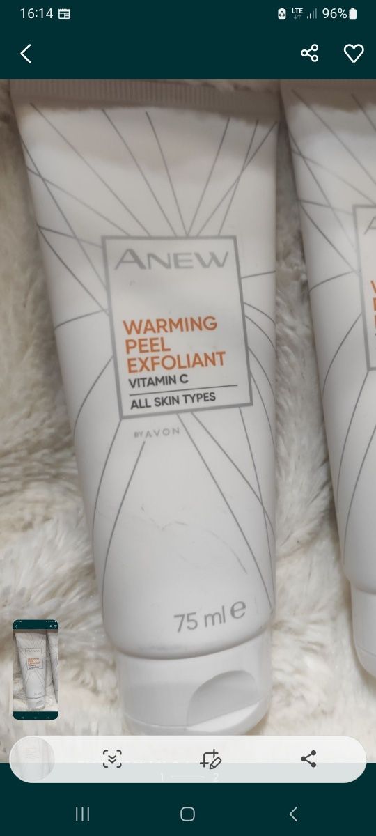 Peeling anew wit C Avon