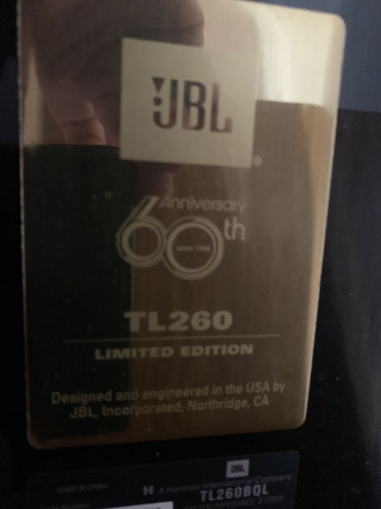 Продаю JBL TL-260 BQ Limited Edition.
