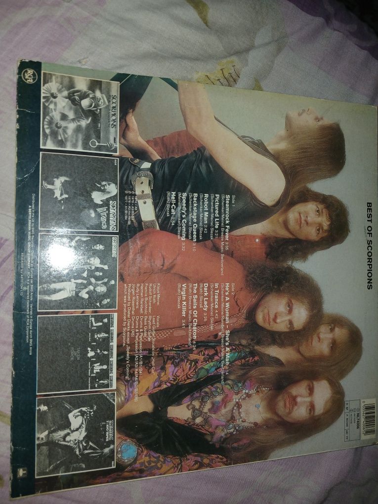 винилова пластинка best of scorpions