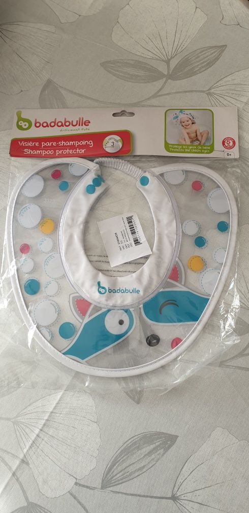 Protector de olhos para banho de bebé