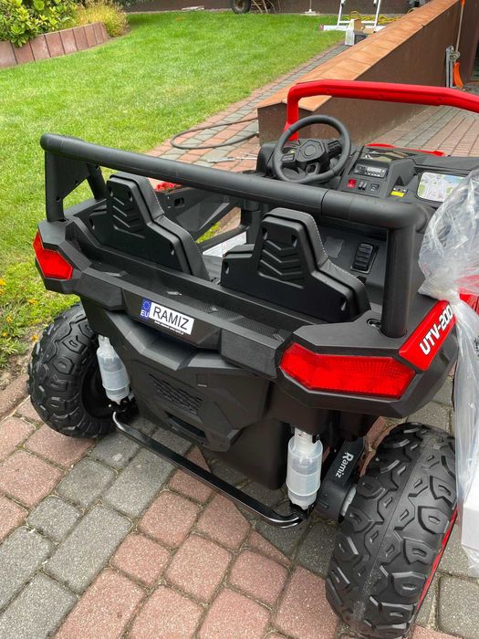 MEGAAUTKA.PL Ogromny Buggy Auto na akumulator dla 2 dzieci 4X200W 24V