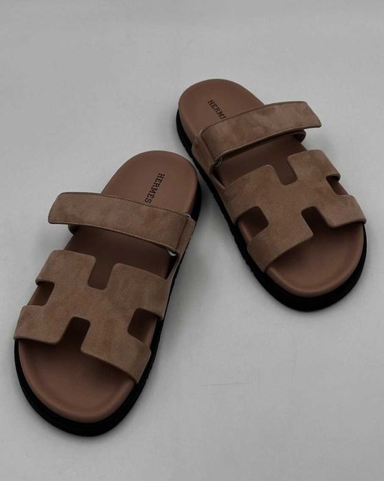 Klapki chypre skóra 41, 40 Herme s