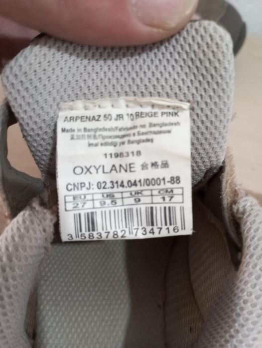 Sapatos Quechua Tamanho 27