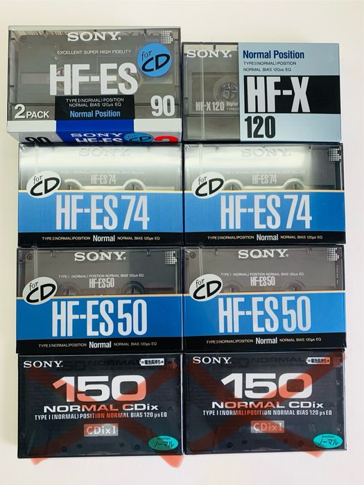 Аудіокасети Sony HF-ES, Sony HF-X, Sony CDix