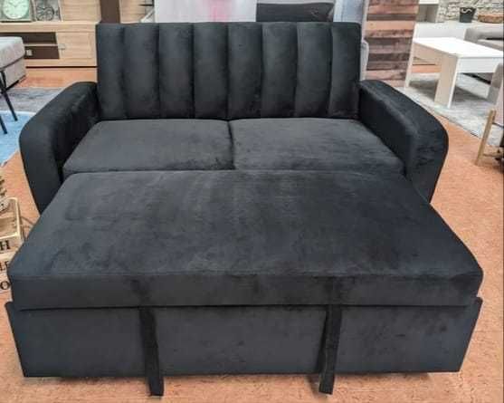 SOFÁ CAMA PRETO NOVO! GARANTÍA + ENVIO GRATIS