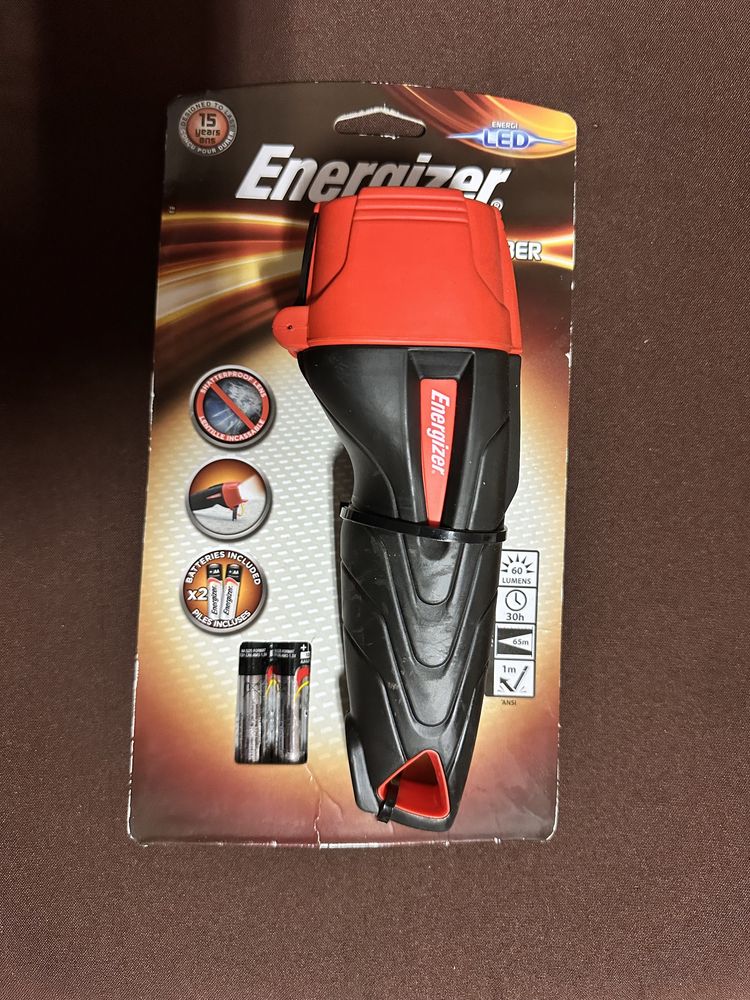 Lanterna Led Energizer Impact Rubber 2AA