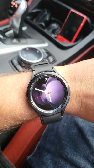 стильнийSamsung Galaxy watch 46 mm series 4 стан 5 classic black nfc