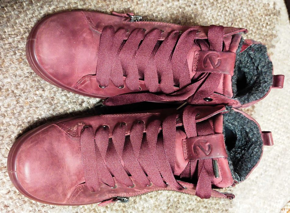 Кеды женские высокие ECCO SOFT 7 TRED W. Размер 39 (на 38 - 38.5). Б/У