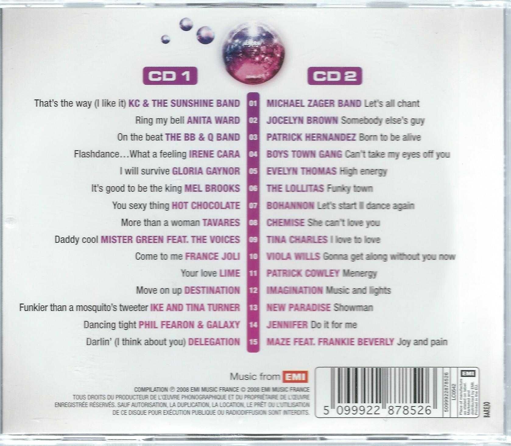 2 CD VA - Hits Disco (2008) (EMI)