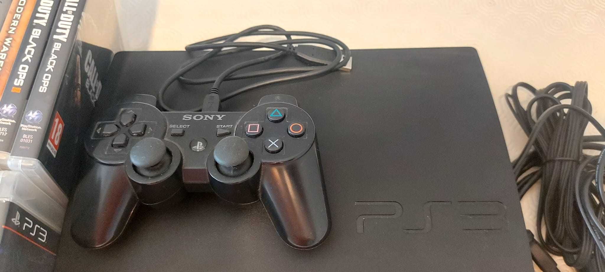 PlayStation 3, 1 comando mais 38 jogos.