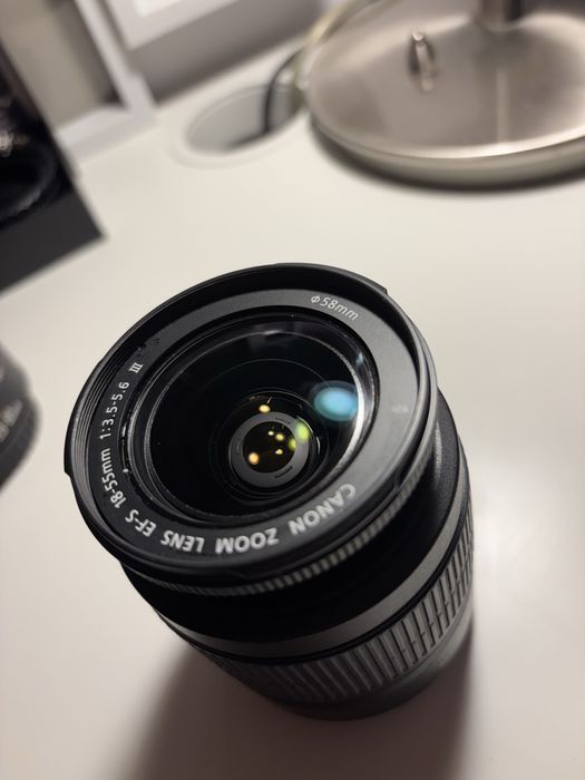 Canon EFS 18-55mm f3,5-5,6 obiektyw autofocus uniwersalny zoom