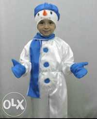 Новогодний костюм на утренник снеговик