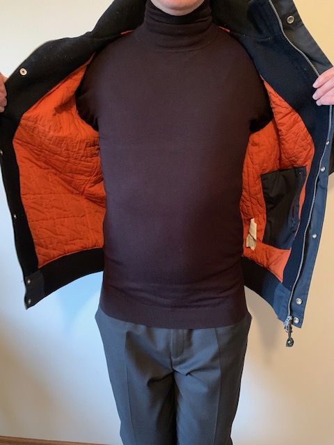 kurtka PULL&BEAR męska granat L/XL *na każdą porę