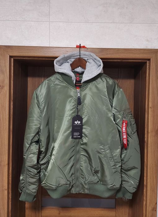 Kurtka bomberka z kapturem Alpha Industries MA-1 rozmiar XXXL