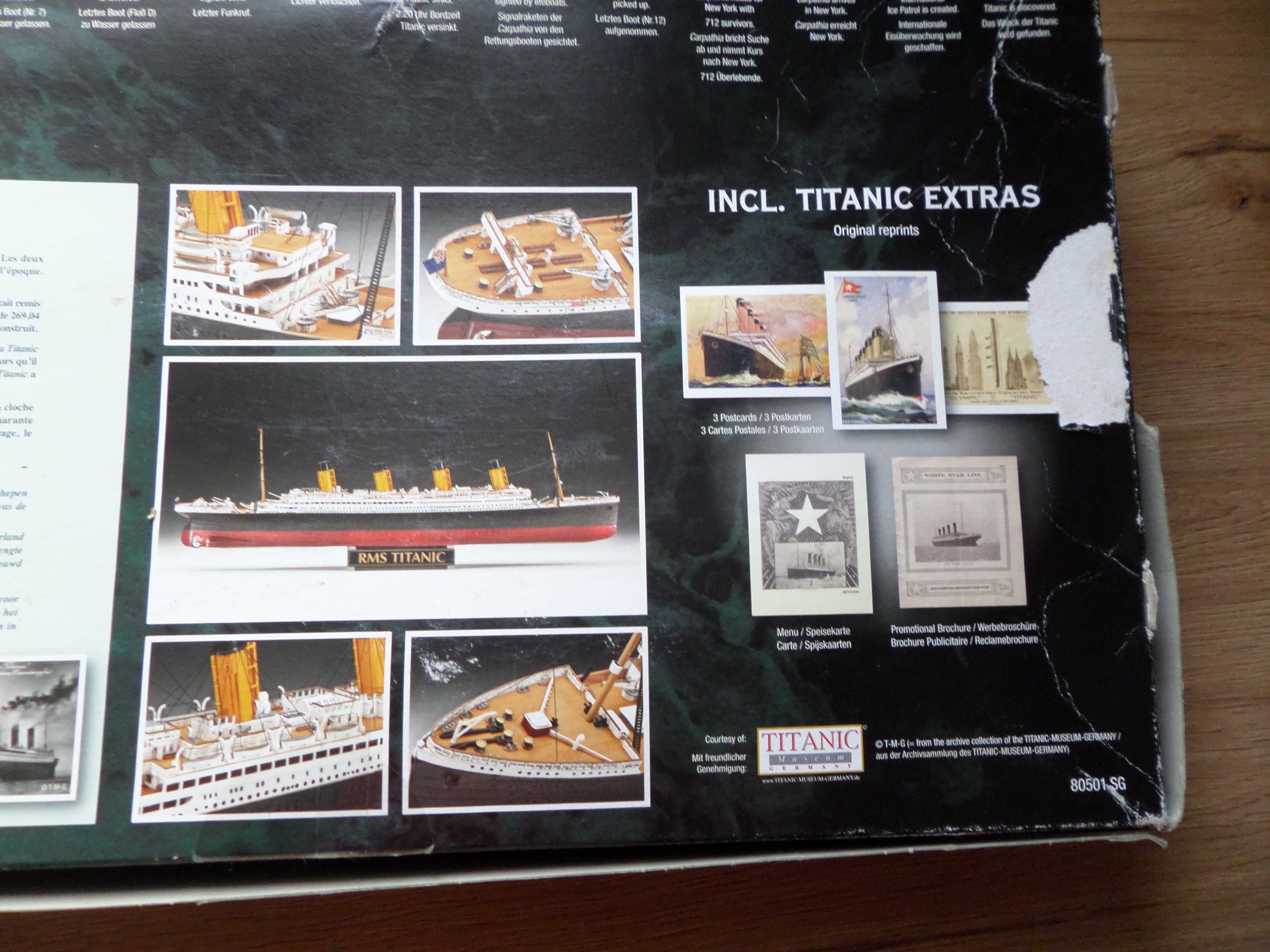 Model R.M.S Titanic w skali 1:400 - DUŻY !