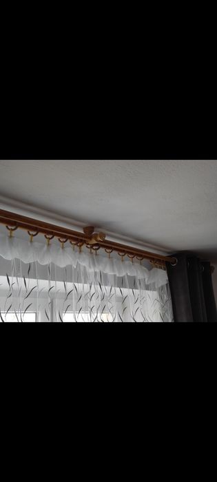 Karnisz drewniany, podwójny 1,6m 2m 2,5m 3m