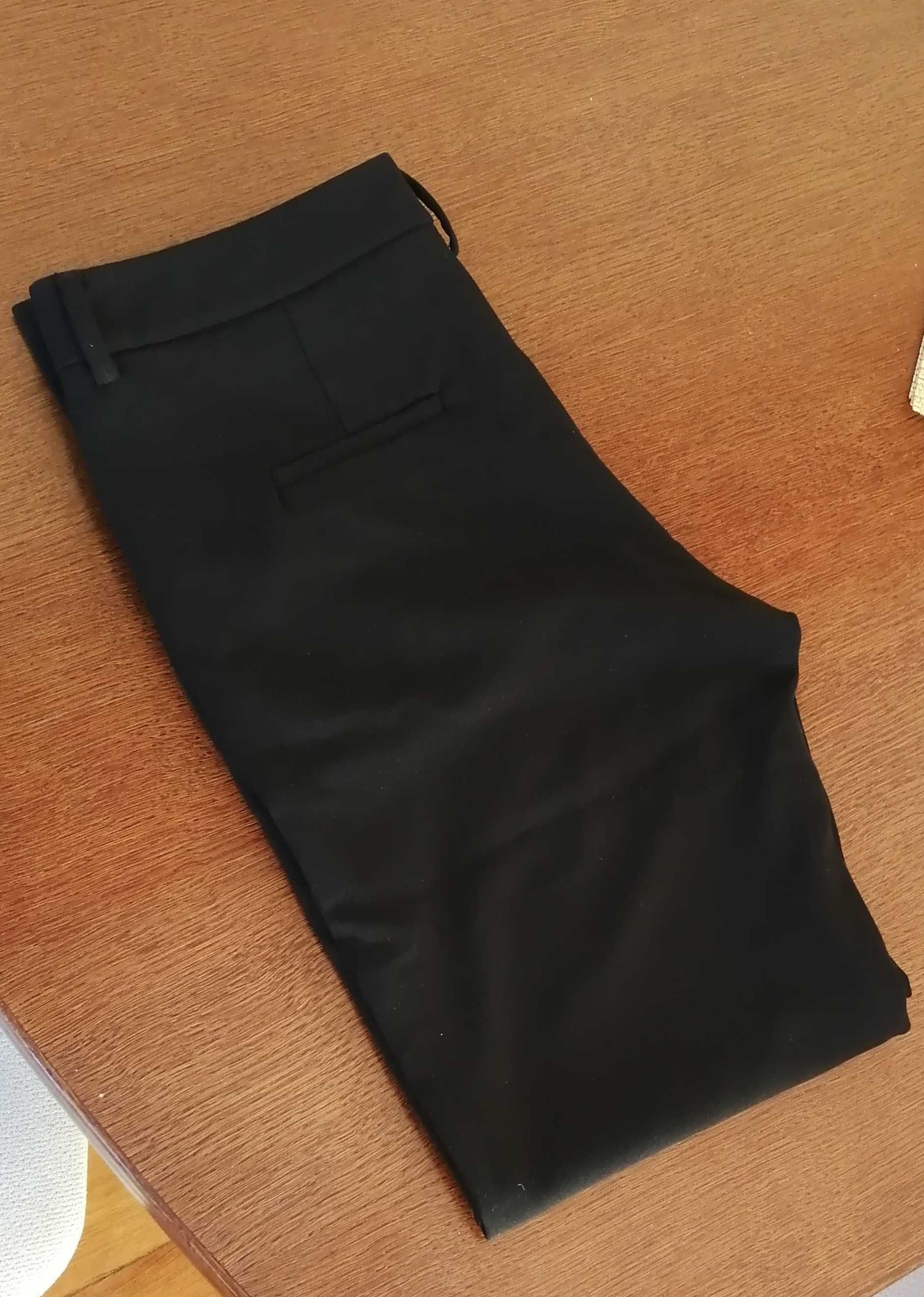 Czarne eleganckie spodnie - roz. S
