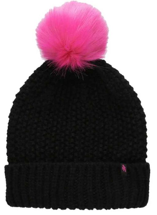 Czapka damska zimowa na polarze 4F,Beżowa L/XL- 57cm.