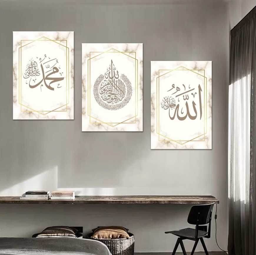 Obraz na płótnie Ścienny 3-częściowy 40x60cm motyw Koran
