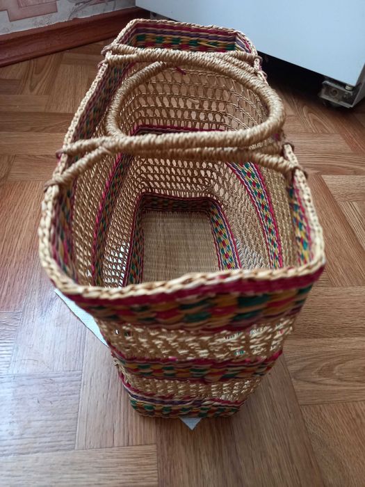 Корзинка плетенная из соломки Вьетнам