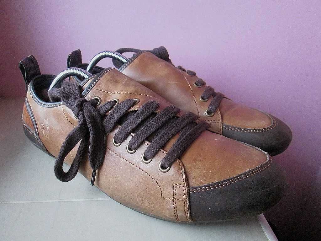Jak Nowe Stylowe Skórzane Buty FLY LONDON LEATHER 44 Sneakersy Skóra