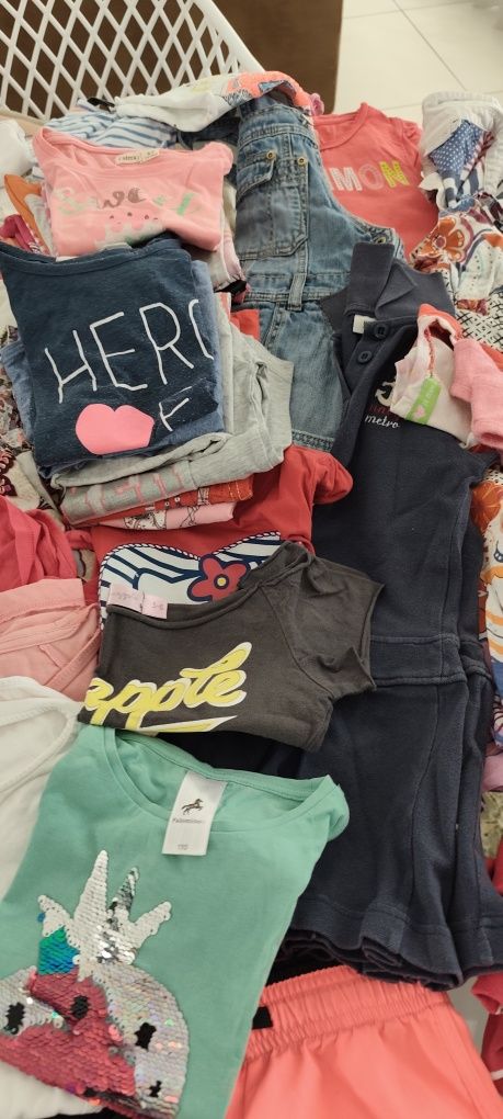 Lote de roupa menina - 5-6 anos (primavera/verão)