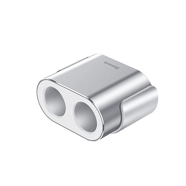 Rozdzielacz Baseus CRDYQ-0S 2x gniazdo zapalniczki 80W 2x USB-A 3.1A -