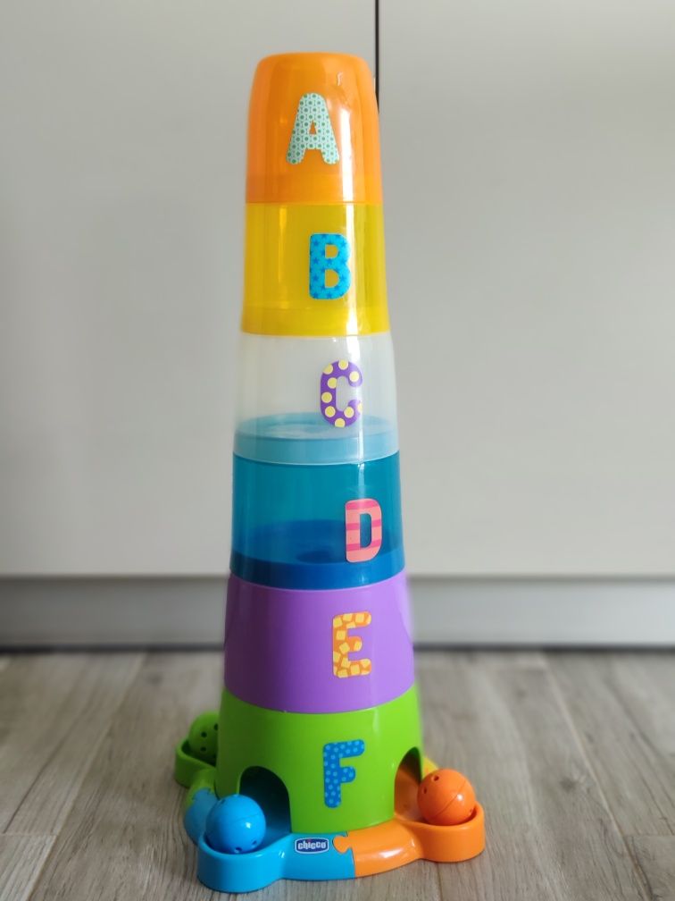 Brinquedo Chicco torre colorida