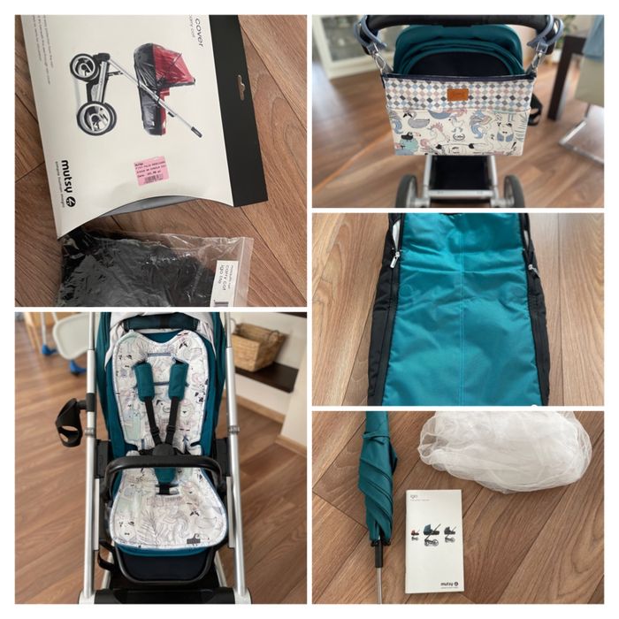 Wózek gondola,spacerowka Mutsy Igo+ gratisy