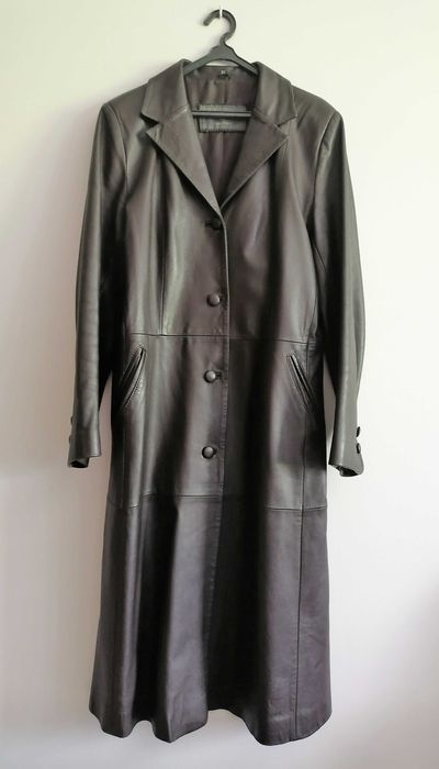 Casaco comprido em pele para Senhora