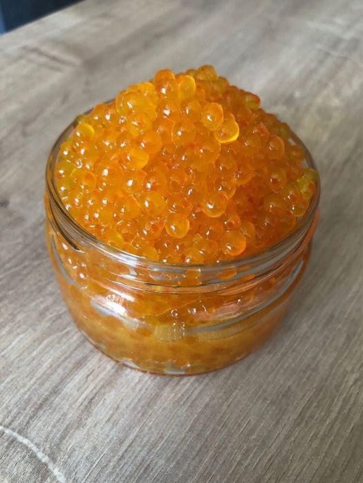 Ікра імітована. Штучна ікра сьомги 1кг Капсульована ікра вомонд