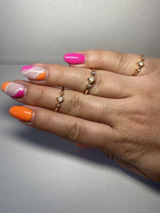 Komplet trzech pierścionków