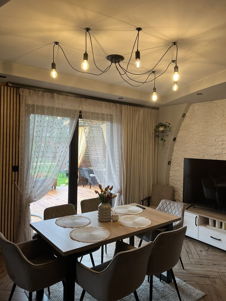Lampa sufitowa + 6 zarowek