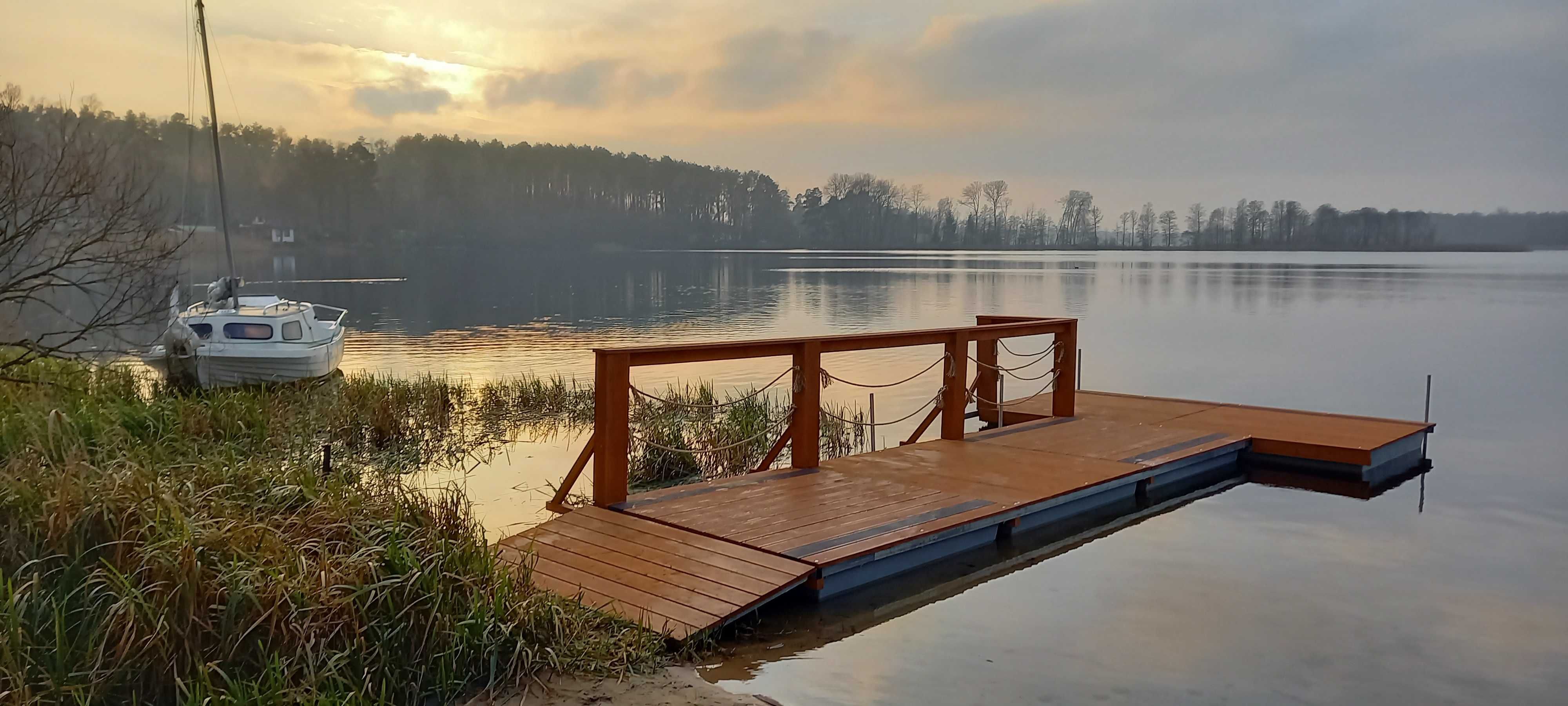 Pomost Pływający Pomosty Platforma Wyspa Rower wodny Katamaran