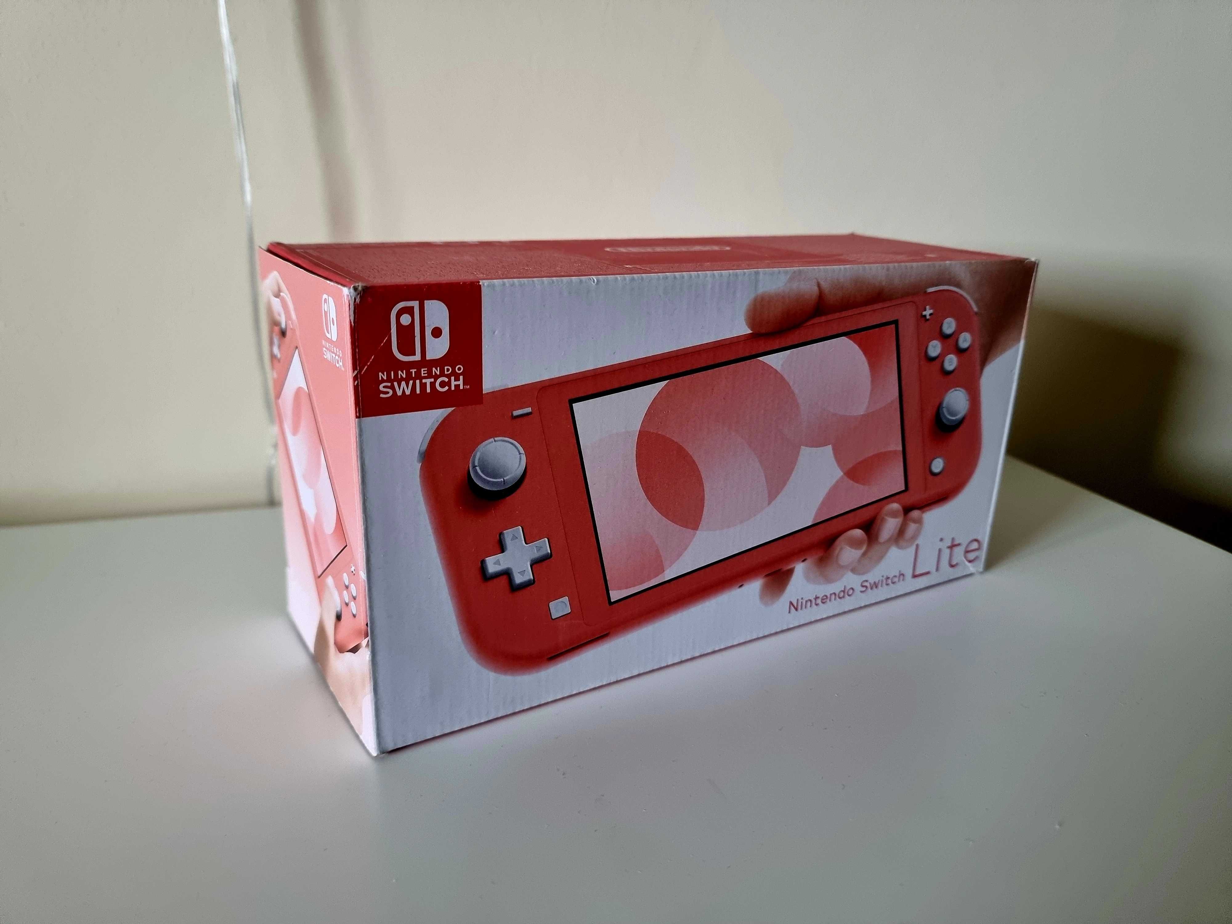 Konsola Nintendo Switch Lite komplet różowa