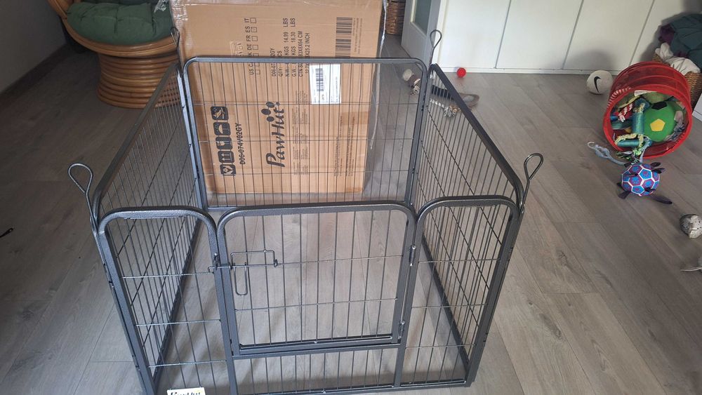 Crate jaula cão Pawhut 82x82x60