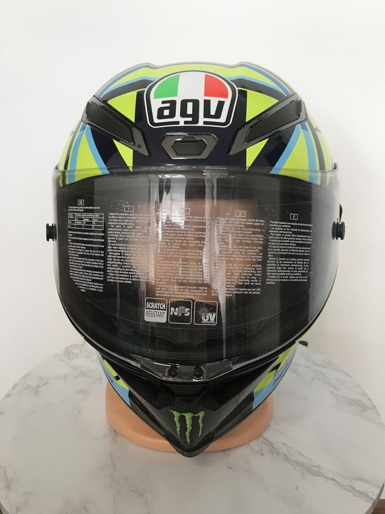 Nowa Szyba Wizjer Agv Q5 Biała Corsa R Pista GpR Gt-Veloce Motocyklowa