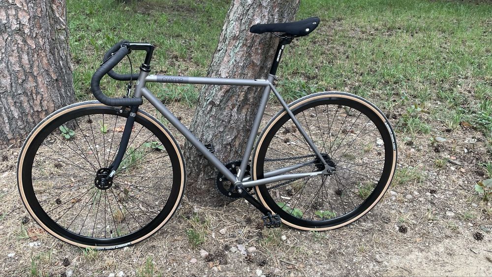Rower Singiel lub Ostre Koło Creme Vinyl