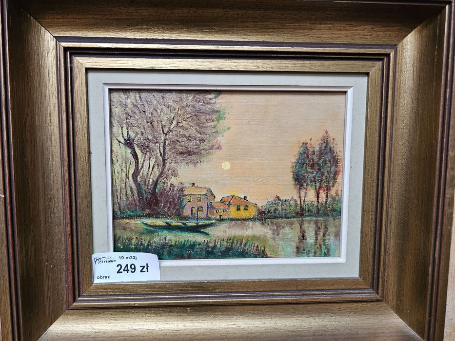 Obraz malowany  na płótnie 49x33 cm #874 Stylowy Węgrów