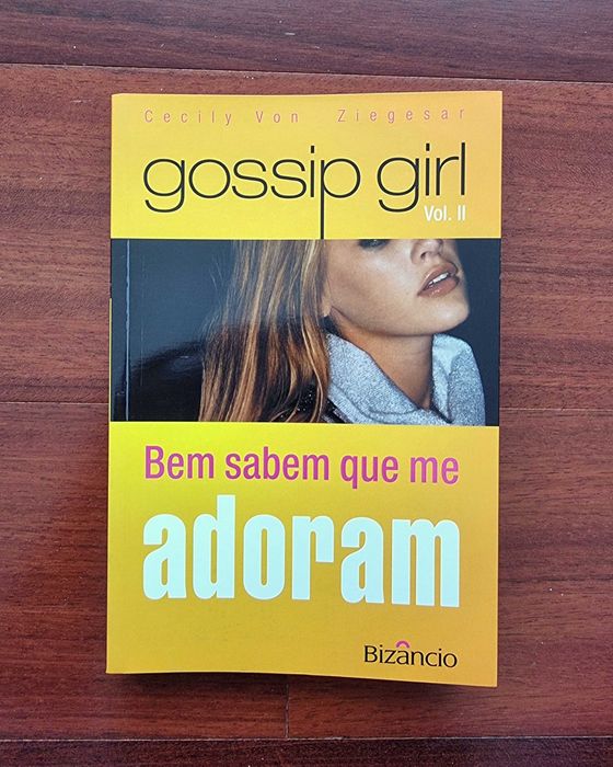 Livro "Gossip Girl - Bem sabem que me adoram" de Cecily Von Ziegesar