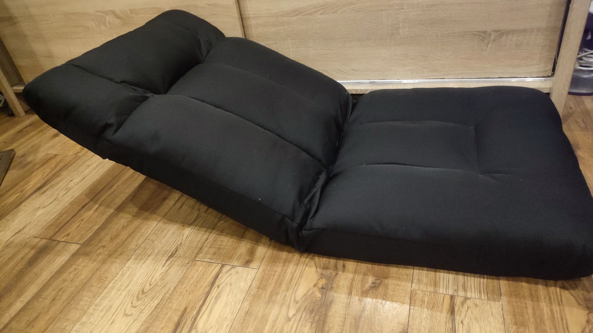 Regulowane krzesło, fotel podłogowy 61x67x74 cm jak nowy