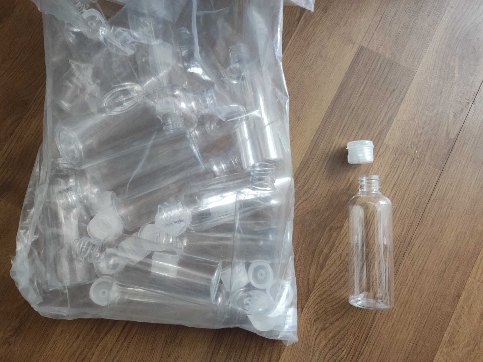 20 szt. Plastikowe pojemniki podróżne 100ml