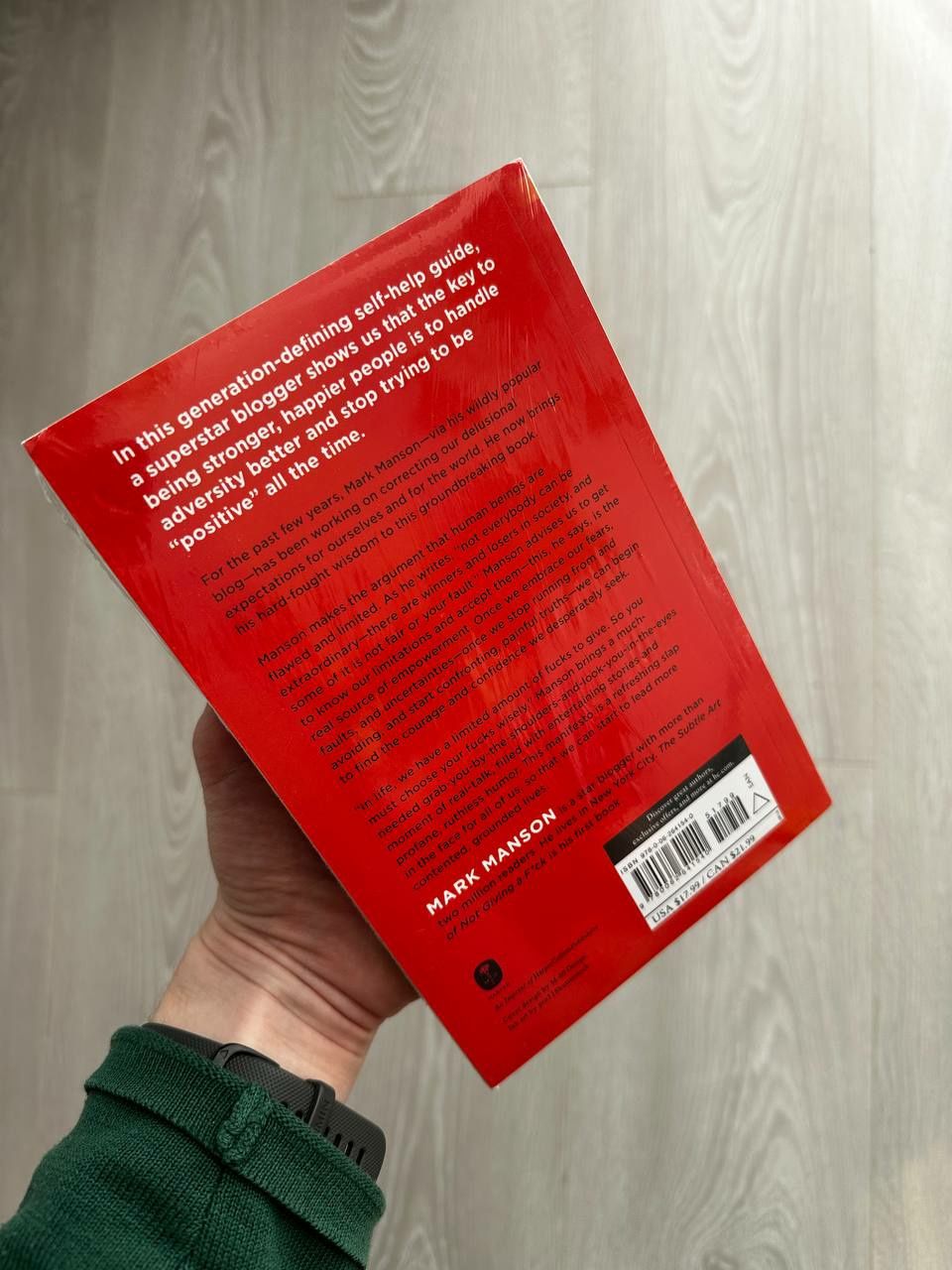 Нова книга "The subtle art of not giving a f*ack"