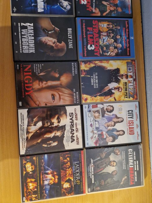 Filmy na dvd po 4 zł za sztukę