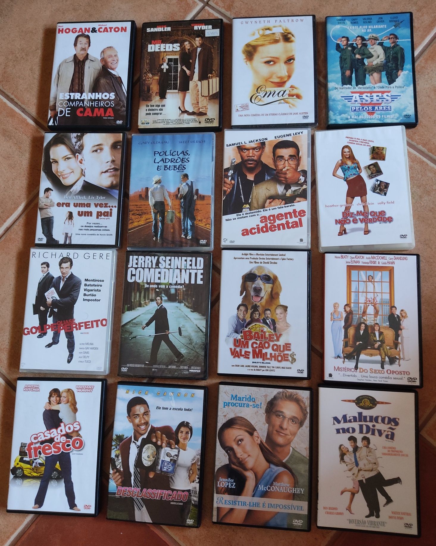 Diversos filmes em DVD