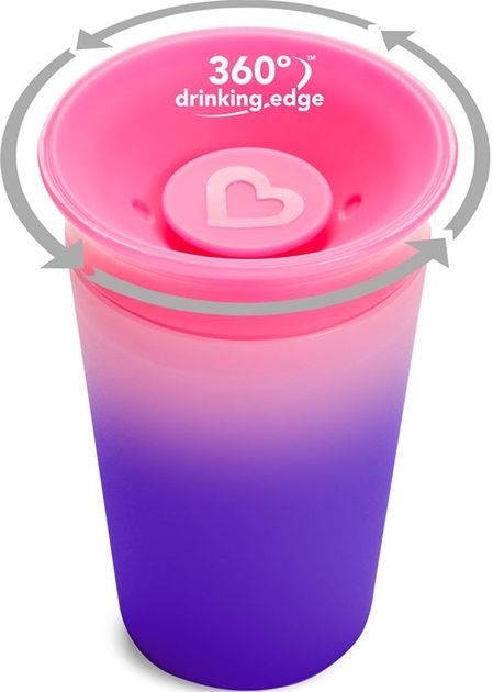 Чашка-непроливайка Munchkin Miracle 360° змінює колір на 266 мл