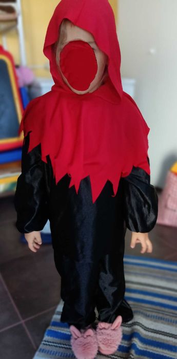 Disfarce/fantasia Diabo/Vampiro/Morte - Tam.7/8