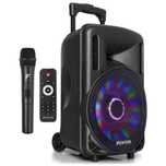 Głośnik Bluetooth AUX USB Karaoke z Mikrofonem Bezprzewodowym