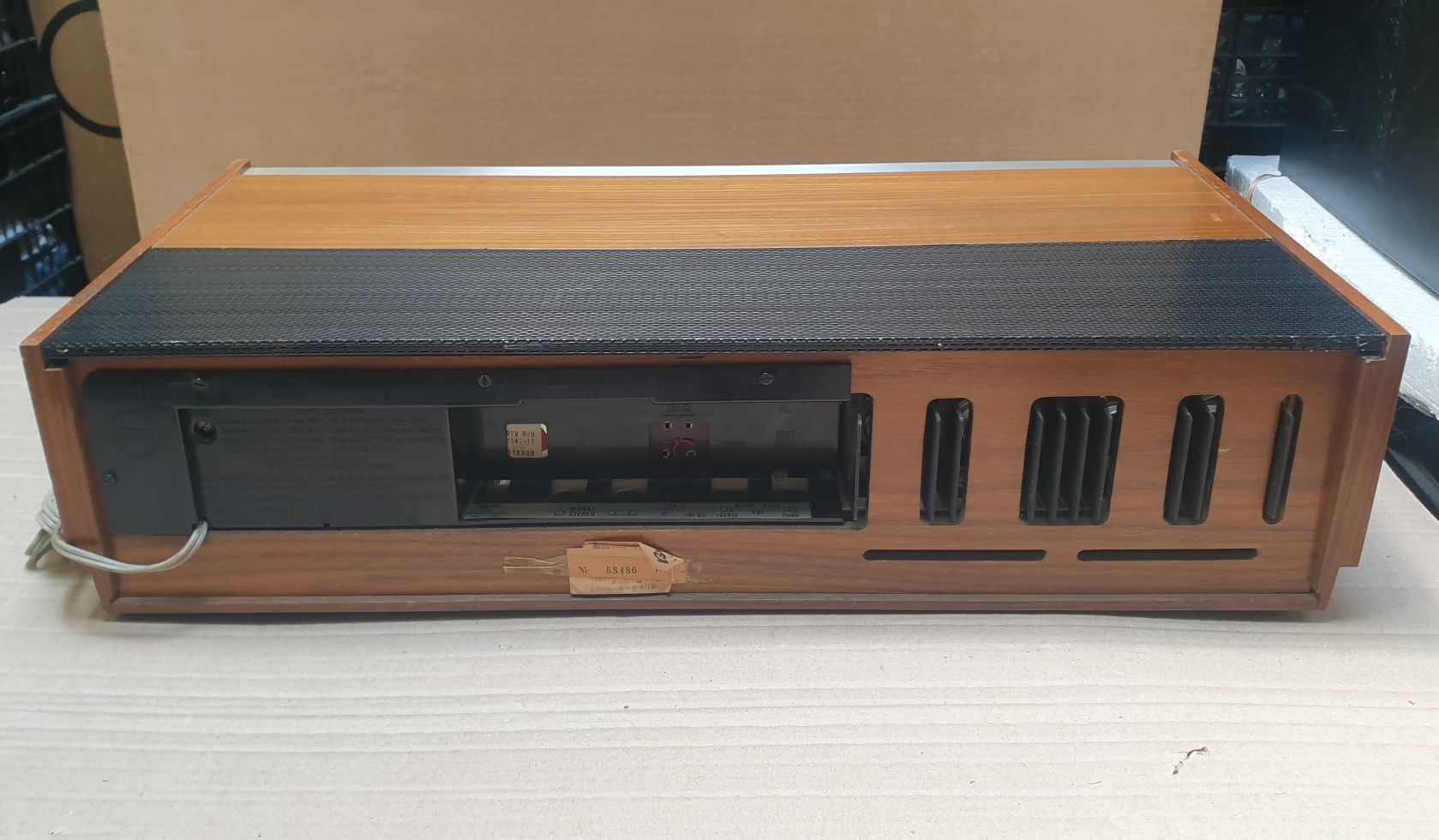 Grundig RTV600 вінтажний Stereo підсилювач з fm тюнером
