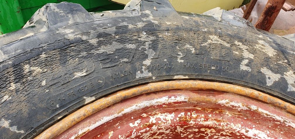 Koła 405.70.24 14 pr 16.70r24 opony leśne przyczepa leśna mtz lkt